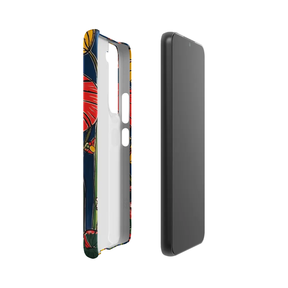 Elephant in Bloom | Phone Case |  S22 | Snap Case | Matte