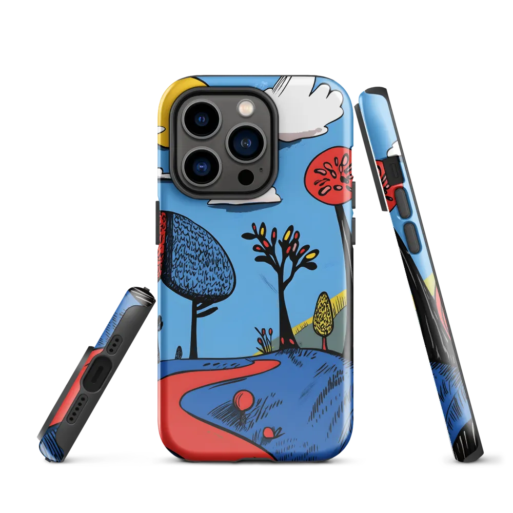 A Playful Journey Through Whimsical Woods | Phone Case |  14 Pro | Tough Case | Glossy