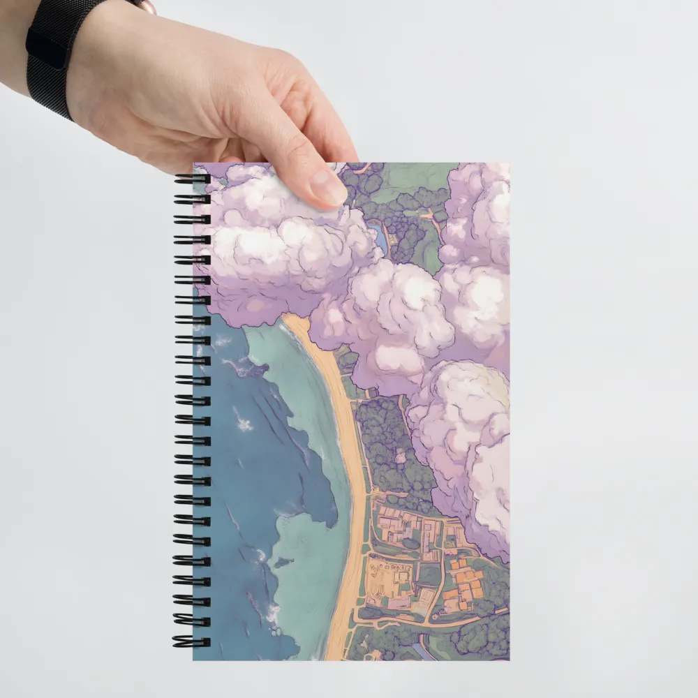 Serenity Over the Coast | Spiral Notebook