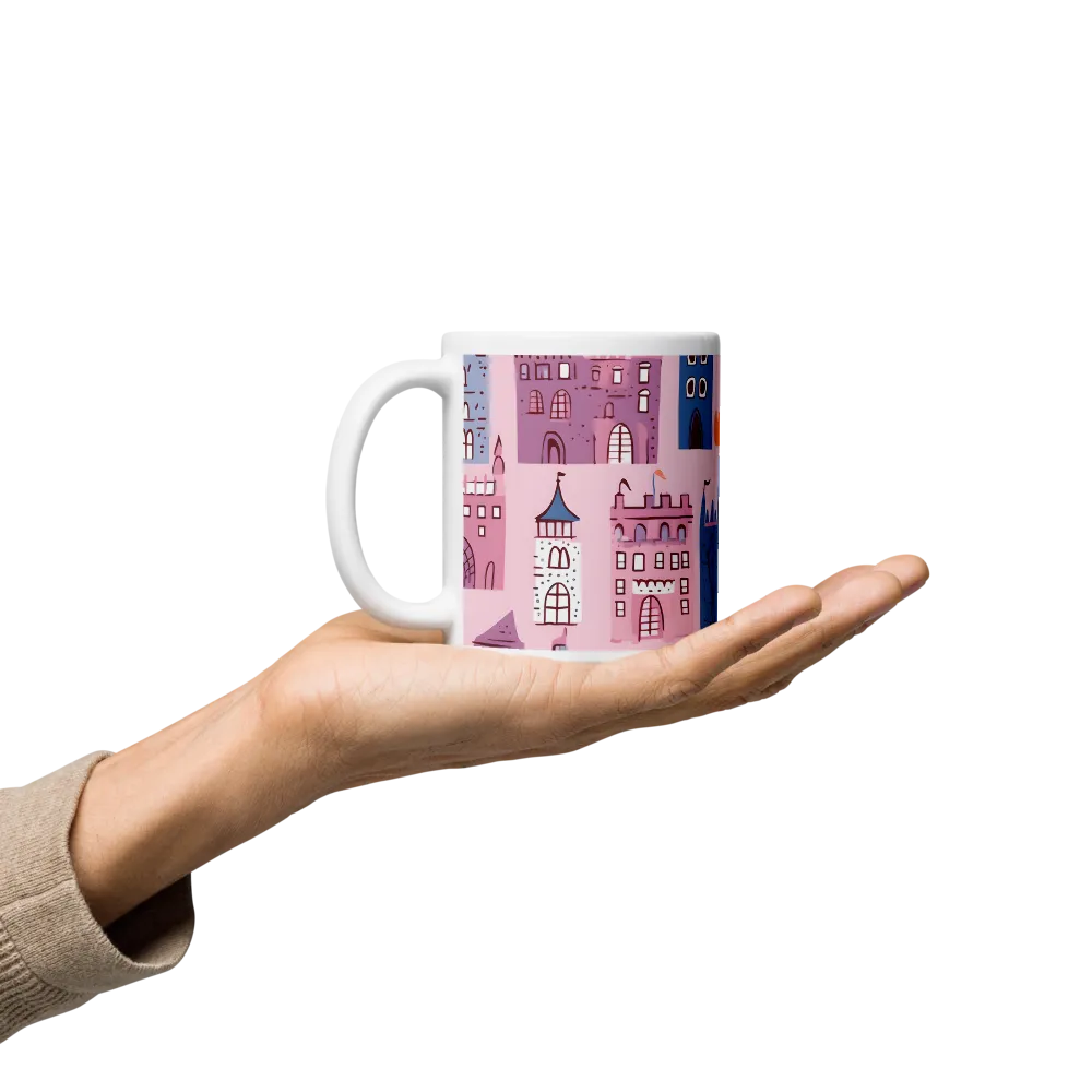 Whimsical Castles: A Playful Tapestry | Mugs | Multiple Sizes & Colors