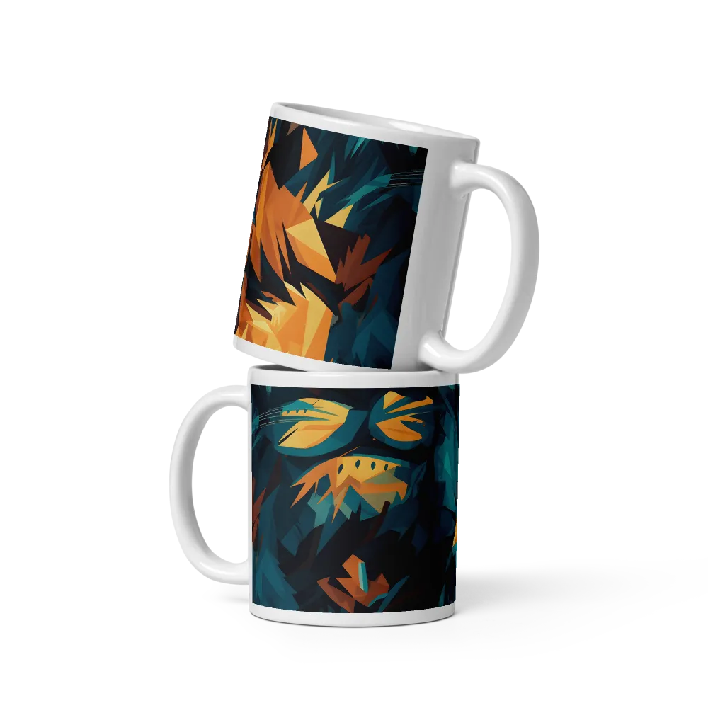 Wild Fusion: The Abstract Wolf | Mugs | Multiple Sizes & Colors