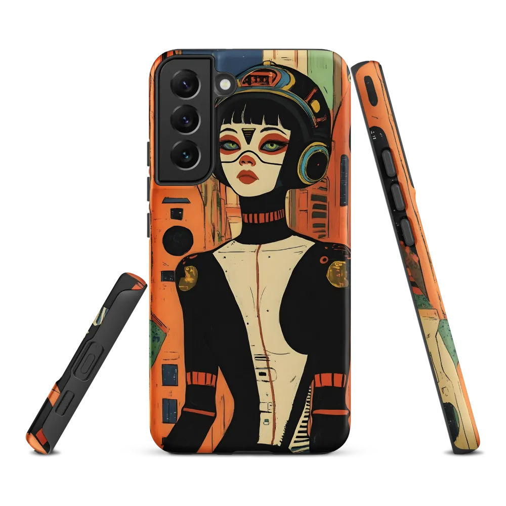 Futuristic Portrait of a Woman | Phone Case |  S22 Plus | Tough Case | Matte