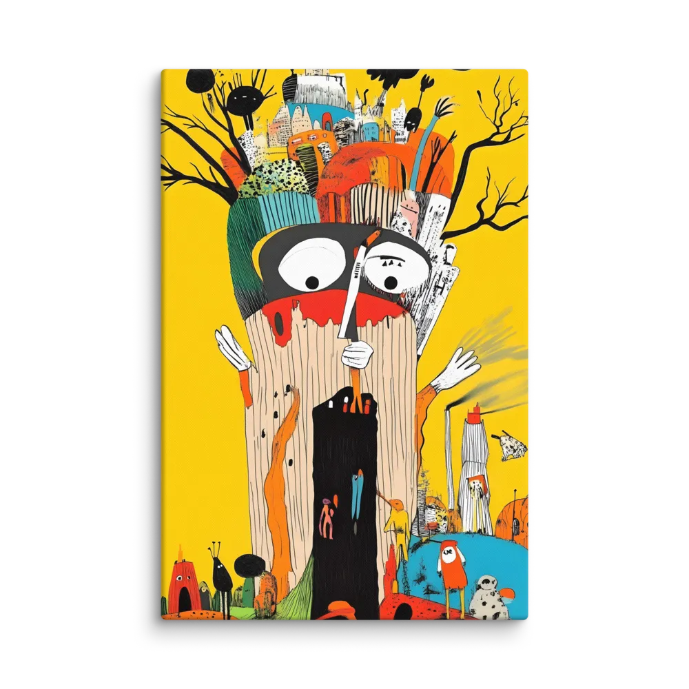 The Whimsical Tree of Imagination | Canvas | 32″×48″