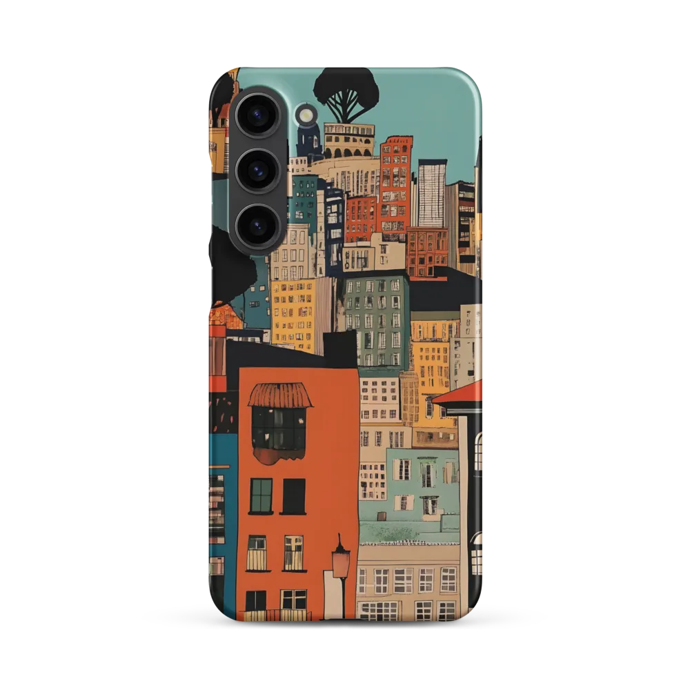 Urban Fusion: A Colorful Cityscape