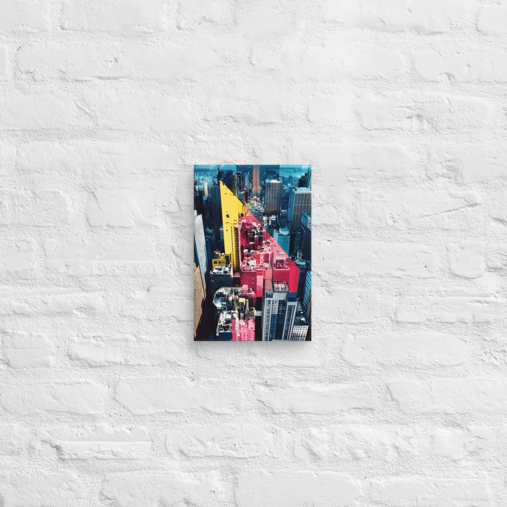 Dynamic Urban Symphony | Canvas | 8″×12″