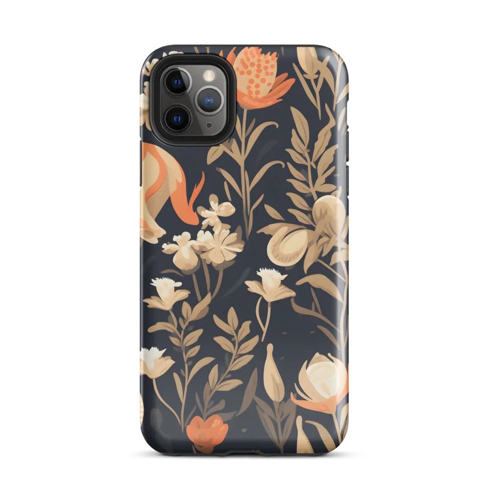 Floral Harmony: A Dance in the Dark | Phone Case |  11 Pro Max | Tough Case | Glossy