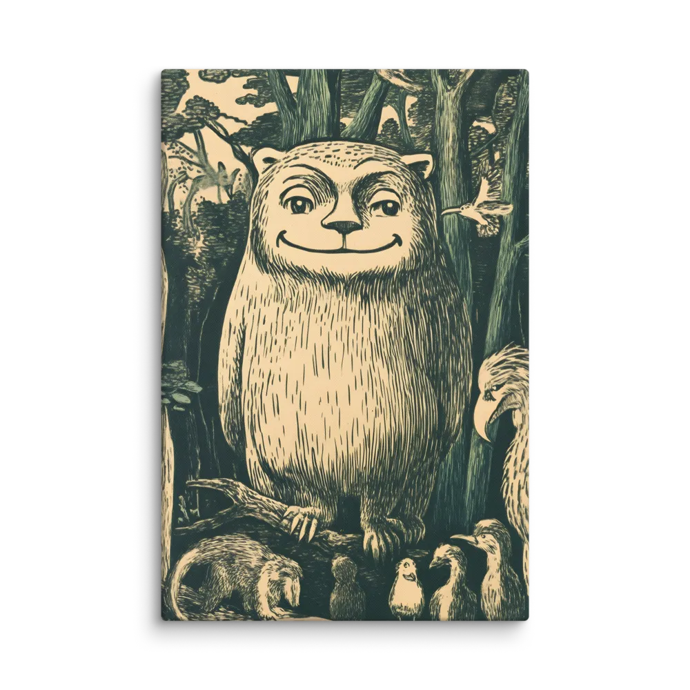 Forest Guardian: A Whimsical Encounter