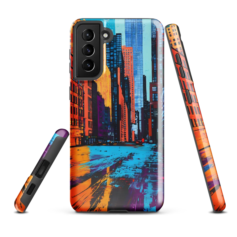 Vibrant Urban Horizons | Phone Case |  S21 Plus | Tough Case | Glossy
