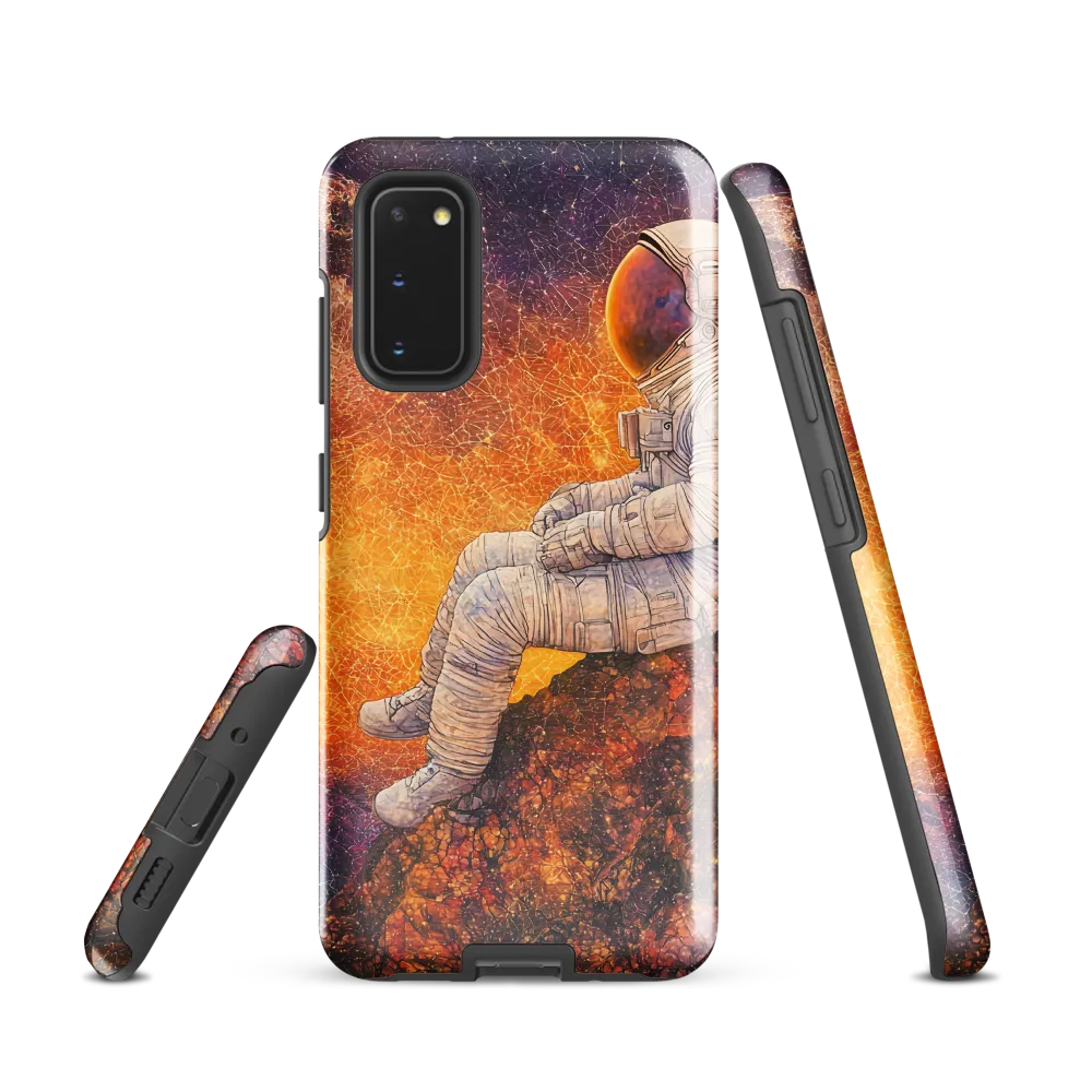 Cosmic Contemplation | Phone Case |  S20 | Tough Case | Glossy