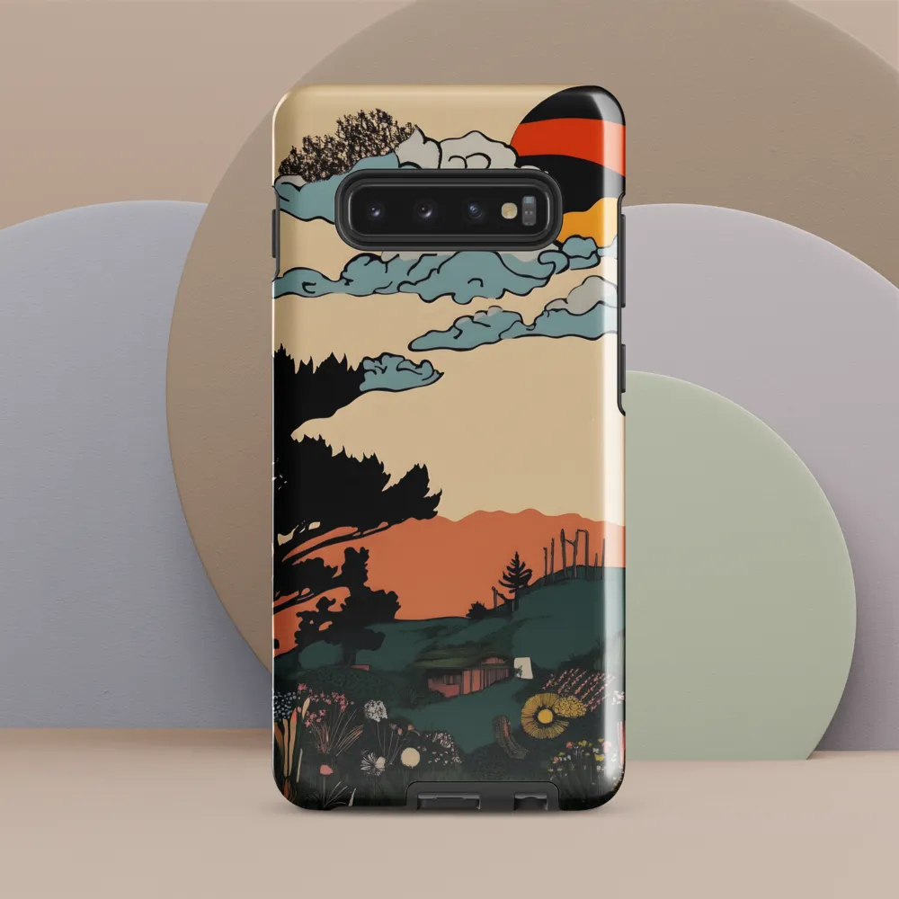 Elysian Sunset | Phone Case |  S10 Plus | Tough Case | Glossy