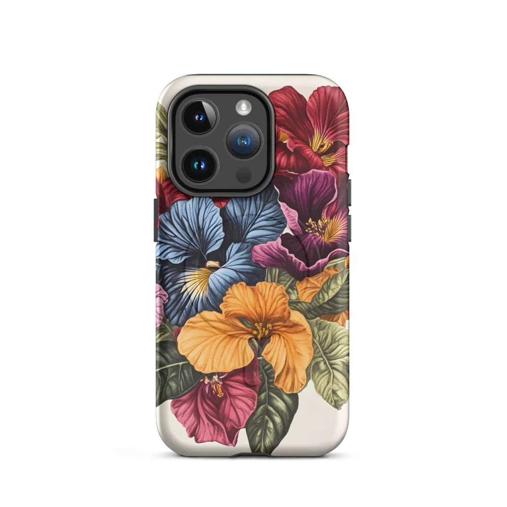 Floral Symphony in Color | Phone Case |  14 Pro | MagSafe® Tough Case | Matte
