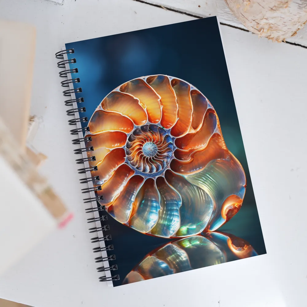 Elegance of the Nautilus Shell | Spiral Notebook