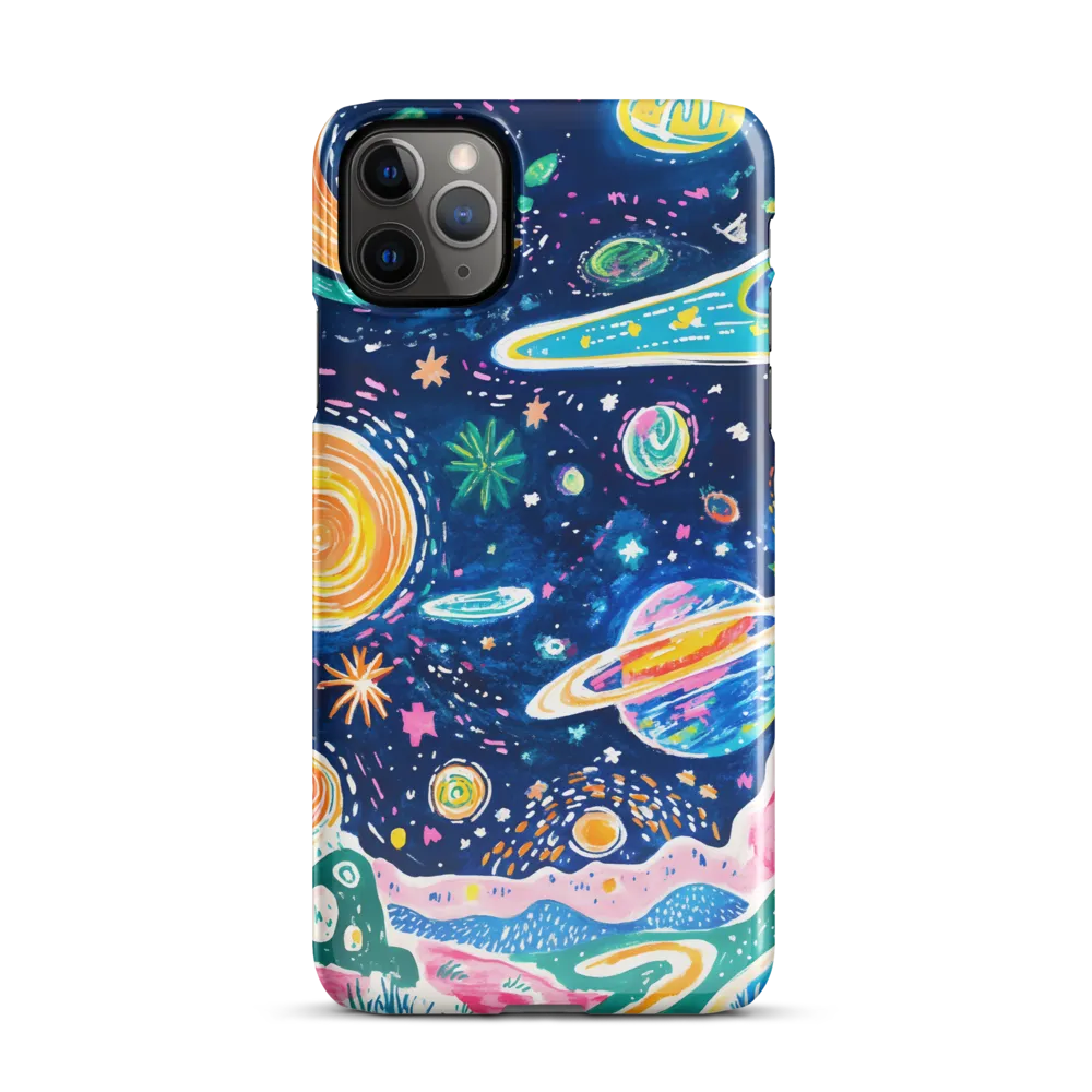 Whimsical Cosmic Landscape | Phone Case |  11 Pro Max | Snap Case | Glossy