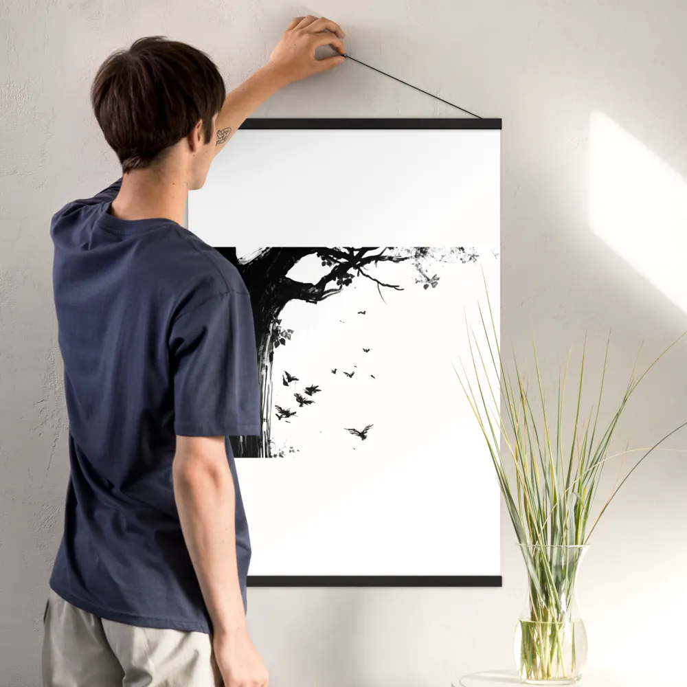 Whispers of Nature | Poster With Black Wood Hanger | 24″×36″