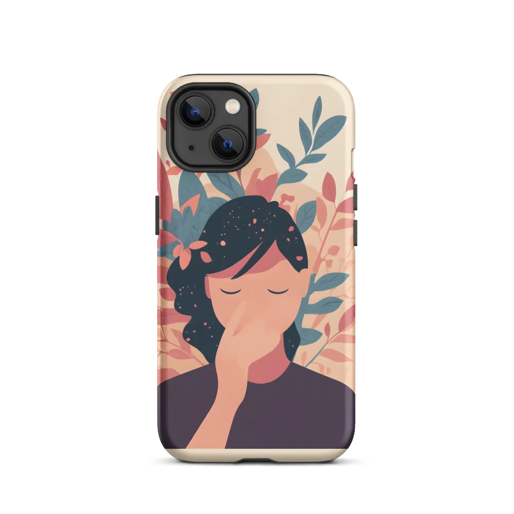 Whispers of Nature: A Serene Contemplation | Phone Case |  13 | Tough Case | Matte