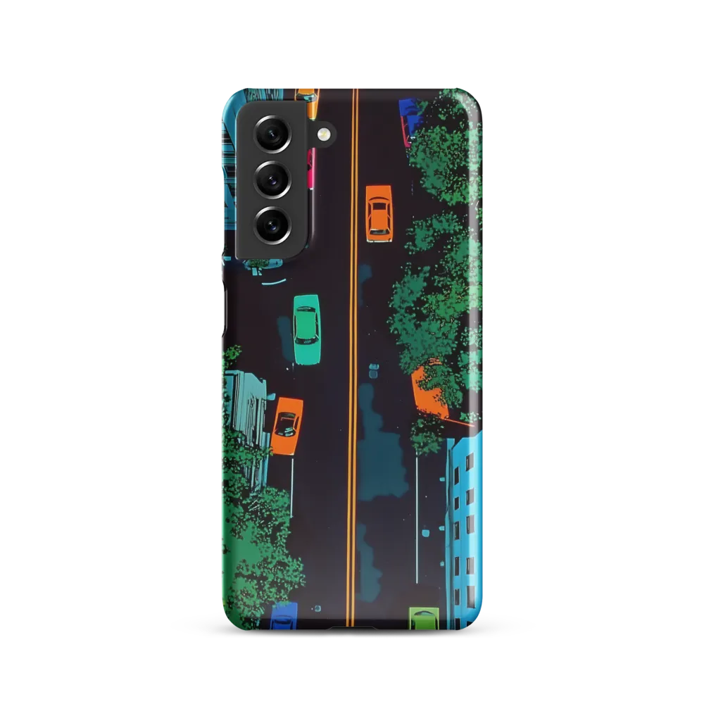 Urban Pulse: A Colorful Intersection