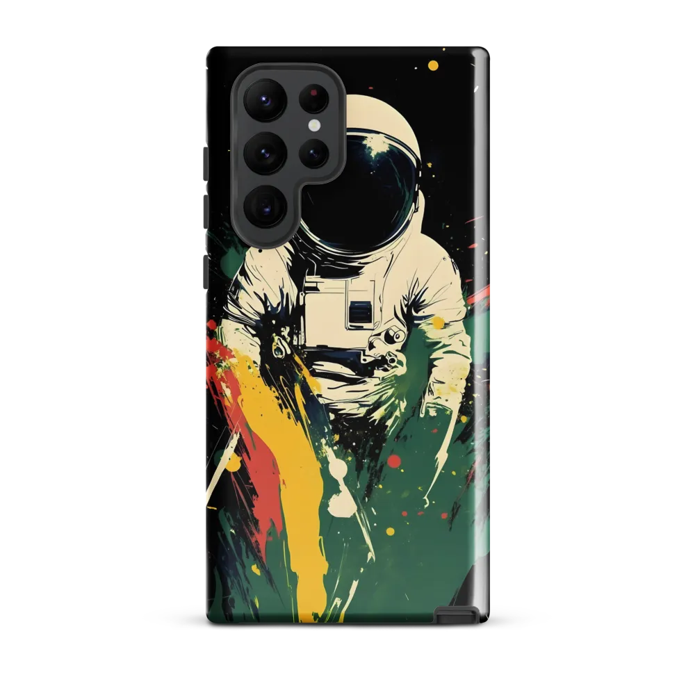 Cosmic Splash: The Astronaut's Journey
