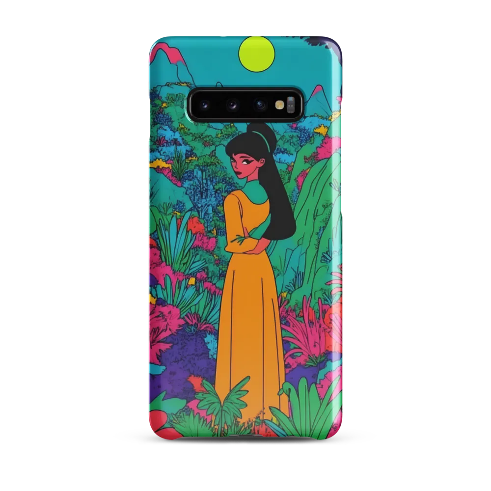 Ethereal Serenity in a Psychedelic Landscape | Phone Case |  S10 Plus | Snap Case | Glossy