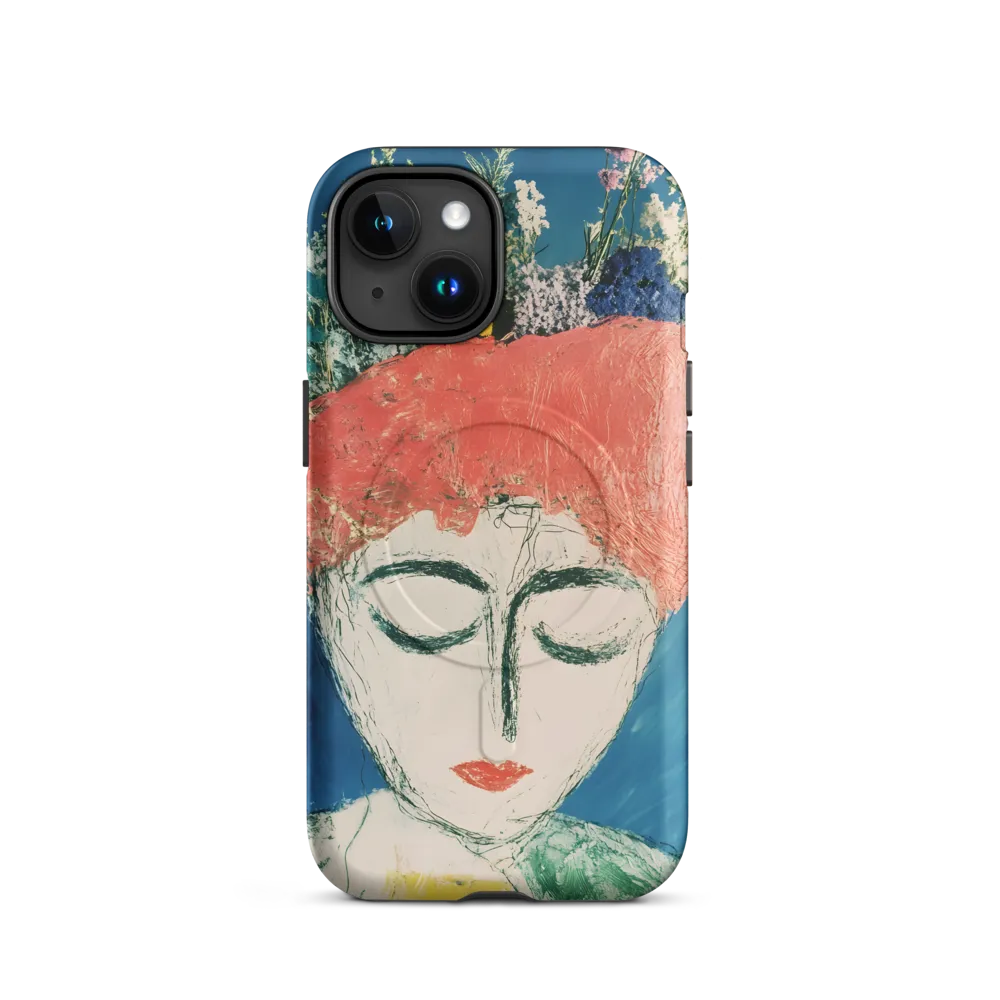 Serenity in Bloom | Phone Case |  15 | MagSafe® Tough Case | Matte
