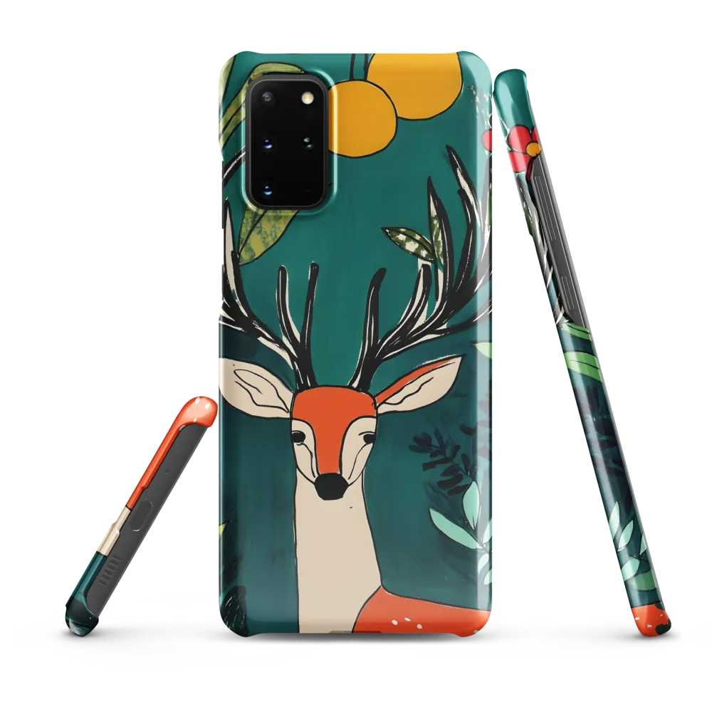 Nature's Embrace: The Majestic Deer | Phone Case |  S20 Plus | Snap Case | Glossy