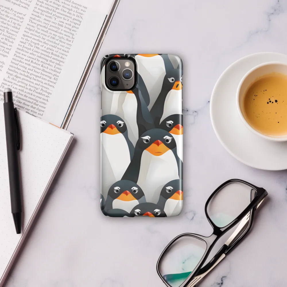 Penguin Parade | Phone Case |  11 Pro Max | Snap Case | Glossy