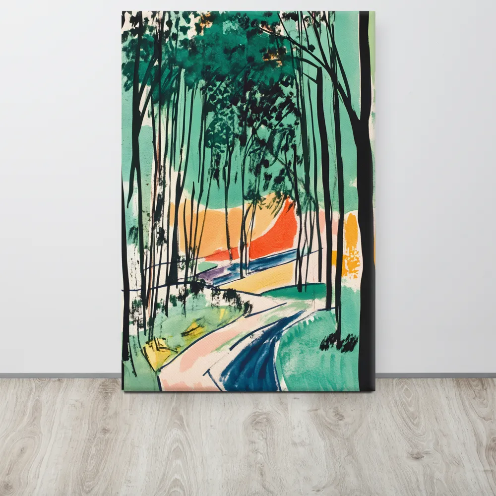 Winding Path Through the Forest | Canvas | 24″×36″