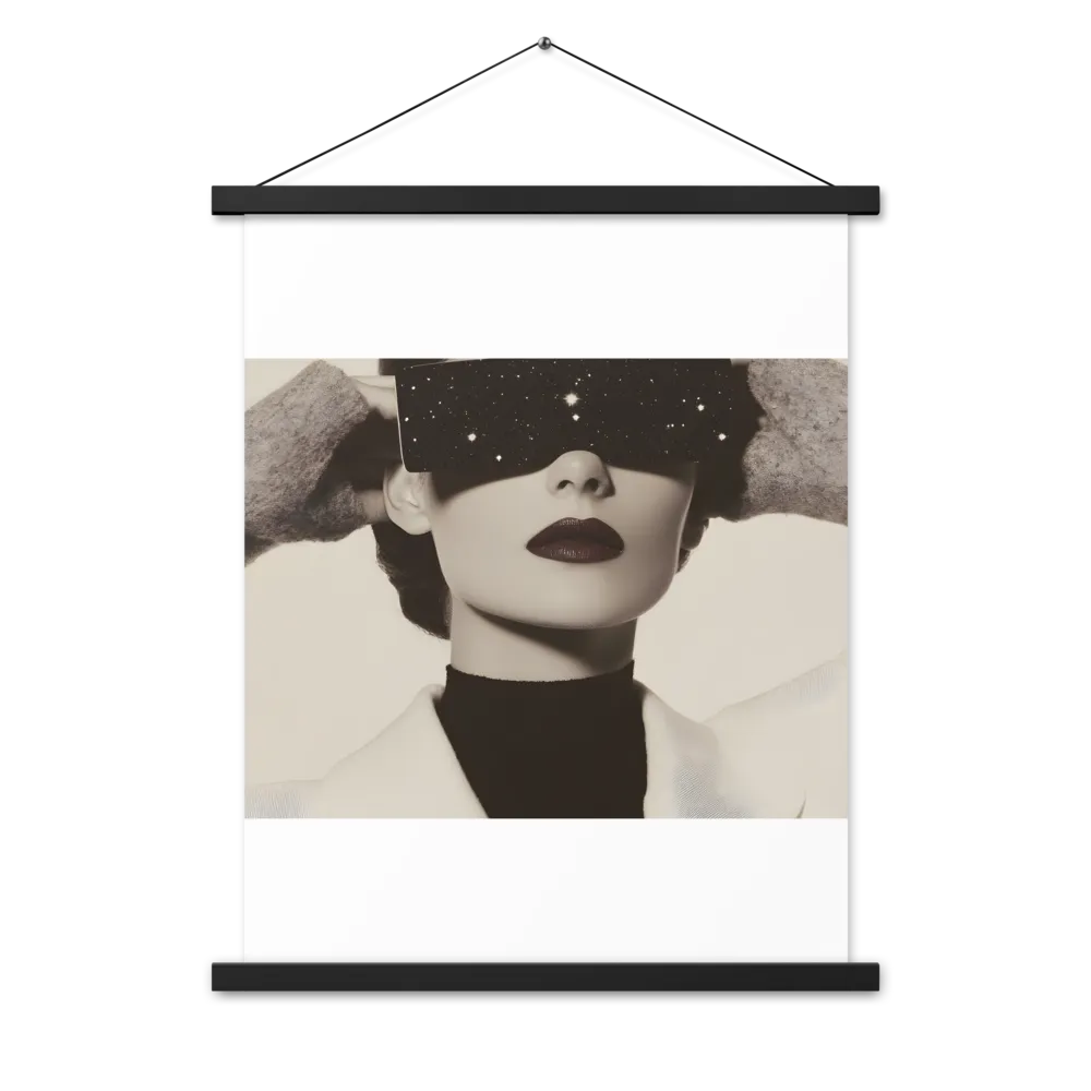 Celestial Elegance | Poster With Black Wood Hanger | 18″×24″