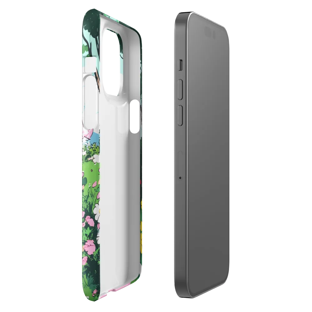 A Serene Journey Through Nature | Phone Case |  14 Pro Max | Snap Case | Glossy
