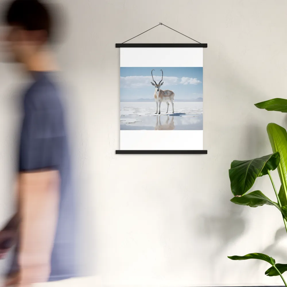 Reflection of Serenity | Poster With Black Wood Hanger | 18″×24″