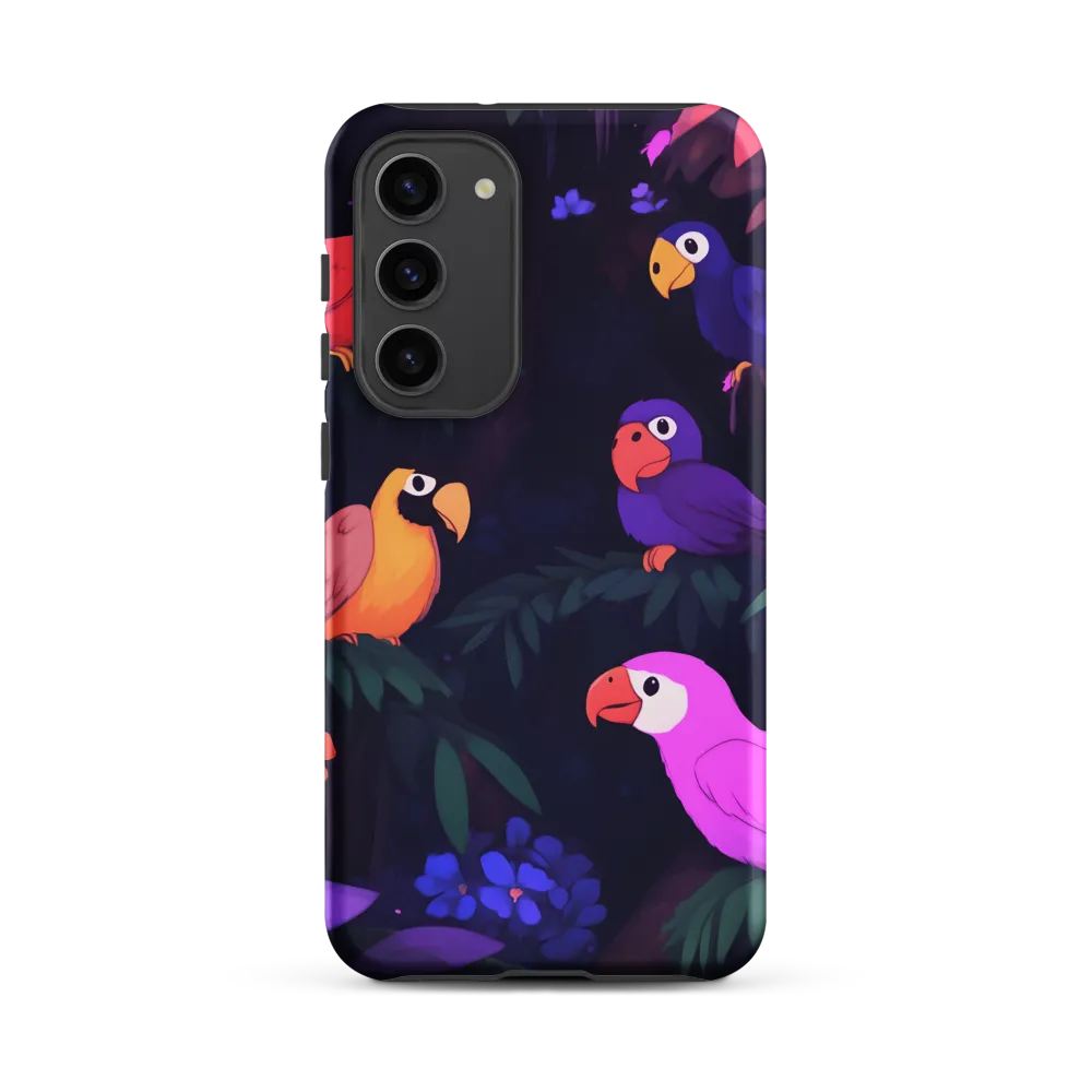 Tropical Parrot Playground | Phone Case |  S23 Plus | Tough Case | Matte