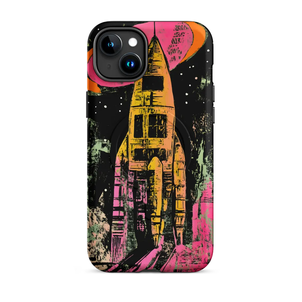 Cosmic Voyage: A Surreal Rocket Adventure