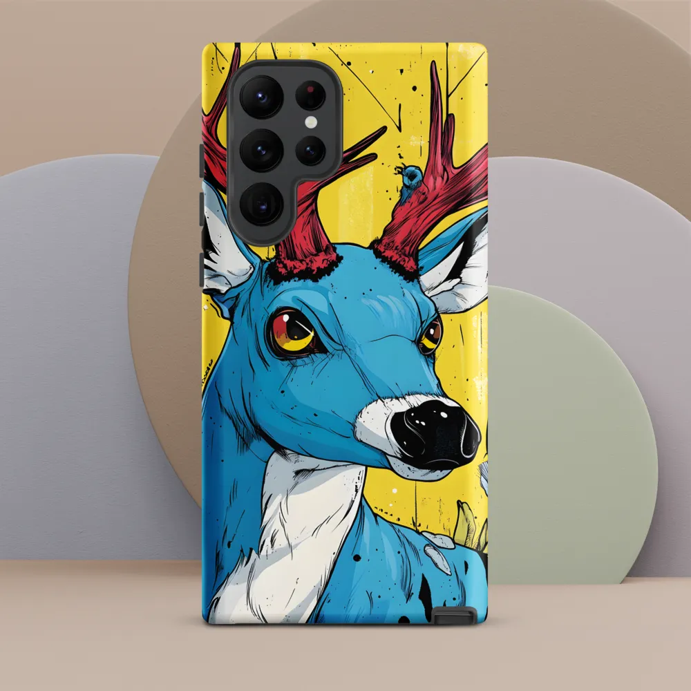 Vivid Antlers: A Modern Take on Nature