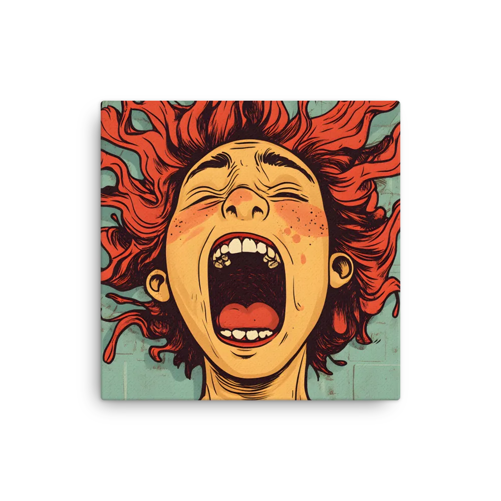 Fury Unleashed | Thin Canvas | 12″×12″