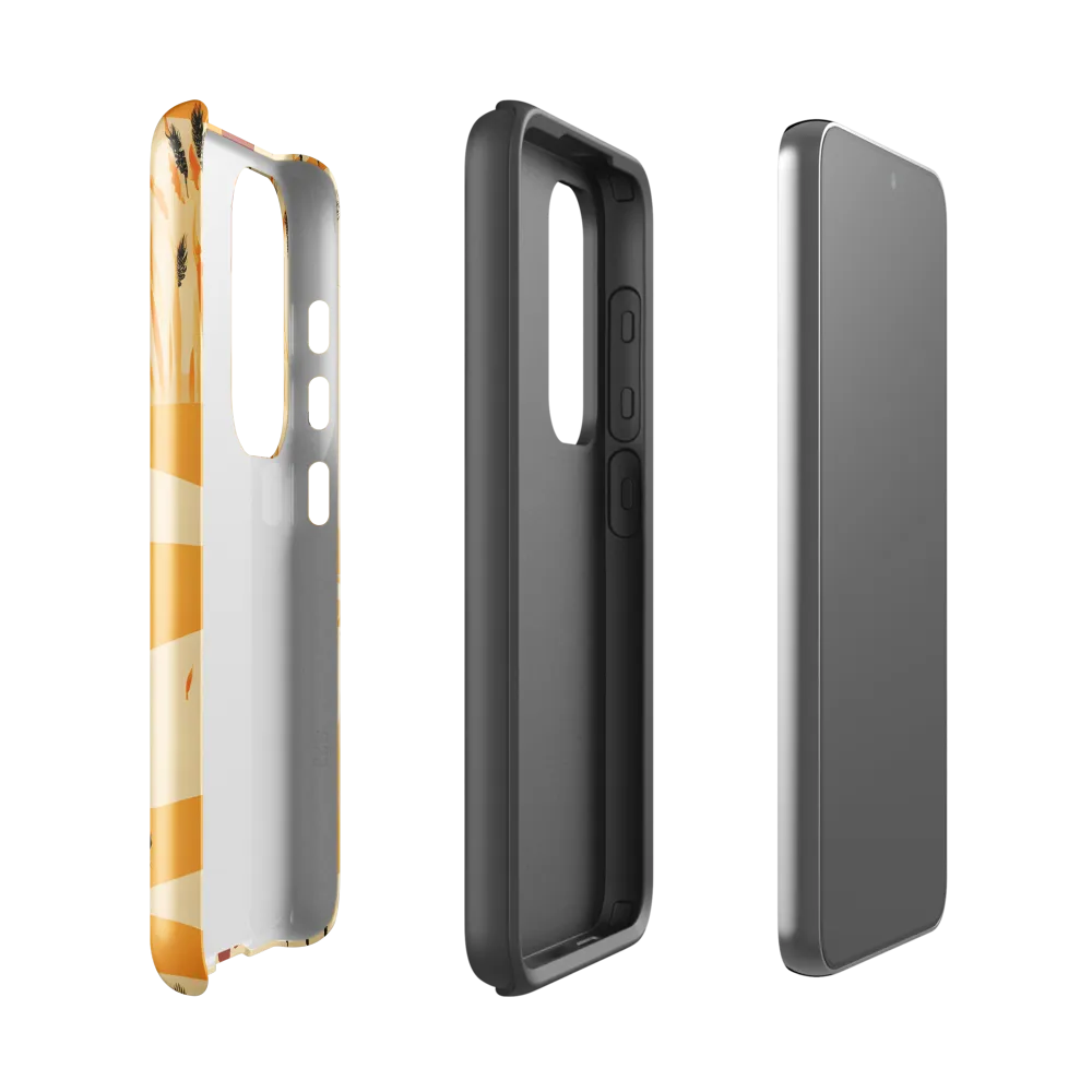 Embracing the Fields: A Floral Journey | Phone Case |  S23 | Tough Case | Glossy