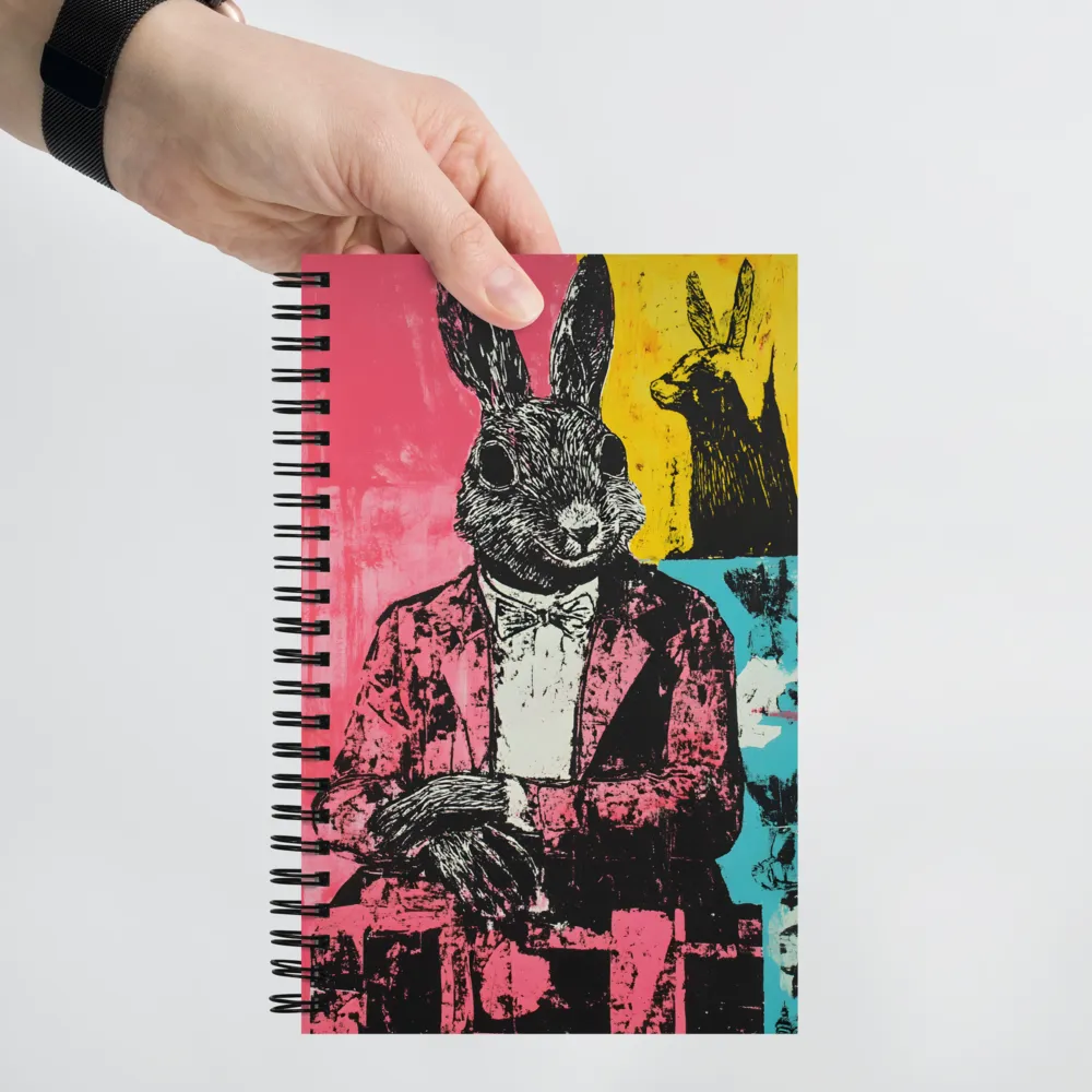 The Dapper Rabbit | Spiral Notebook