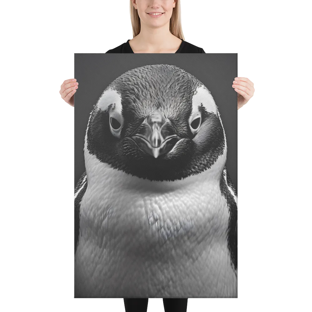 Majestic Penguin Portrait | Canvas | 24″×36″