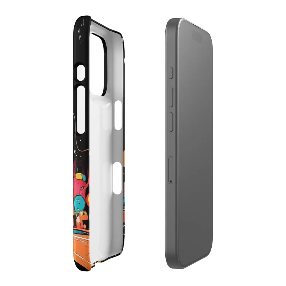 Neon Pulse of the City | Phone Case |  16 Pro | Snap Case | Matte