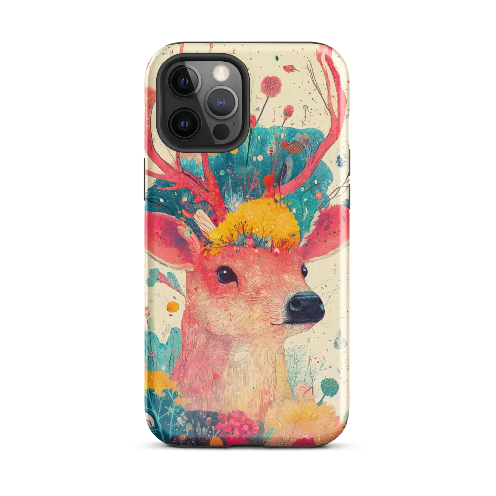 Whimsical Harmony: A Deer in Bloom