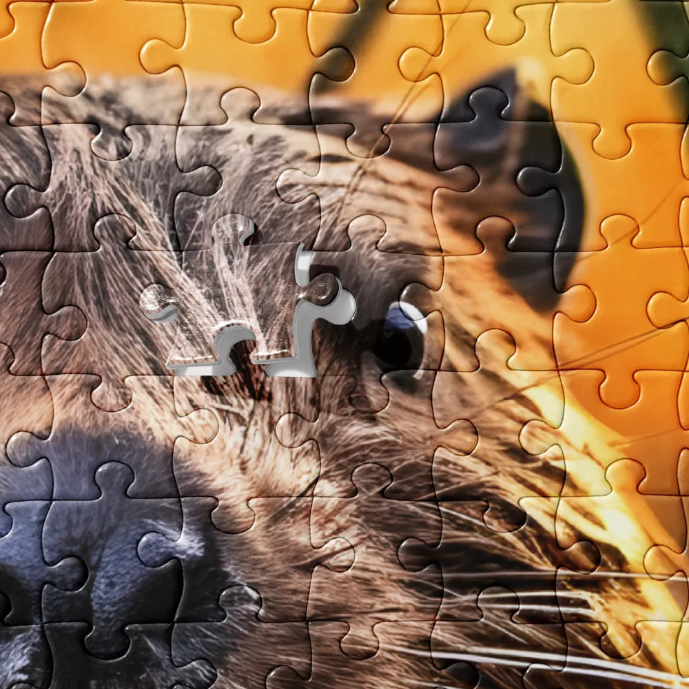 Beaver Serenity: A Natural Portrait | Jigsaw Puzzle | 520 pieces