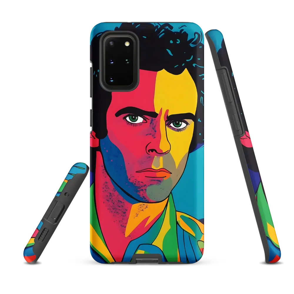 Electric Visage: A Portrait of Vibrance