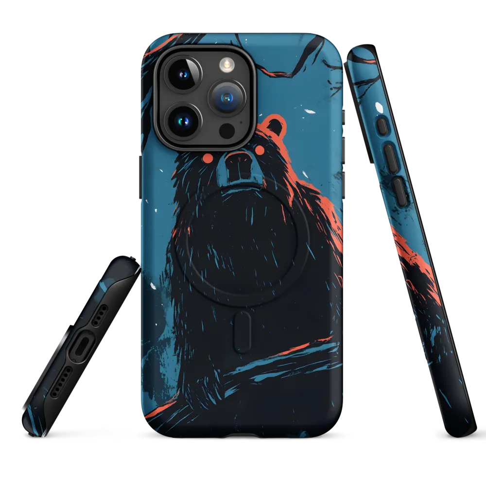 Eerie Majesty: A Bear in the Night