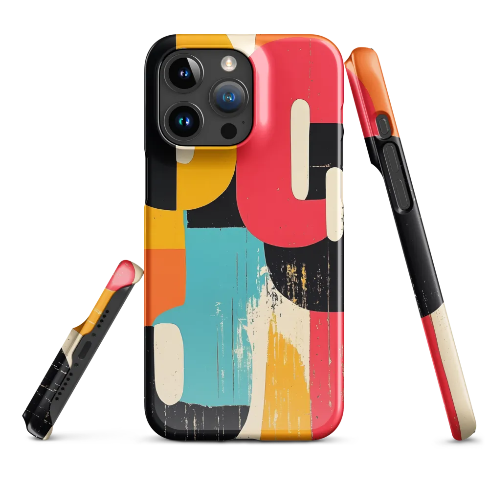 Colorful Curves: Numbers in Harmony | Phone Case |  15 Pro Max | Snap Case | Glossy