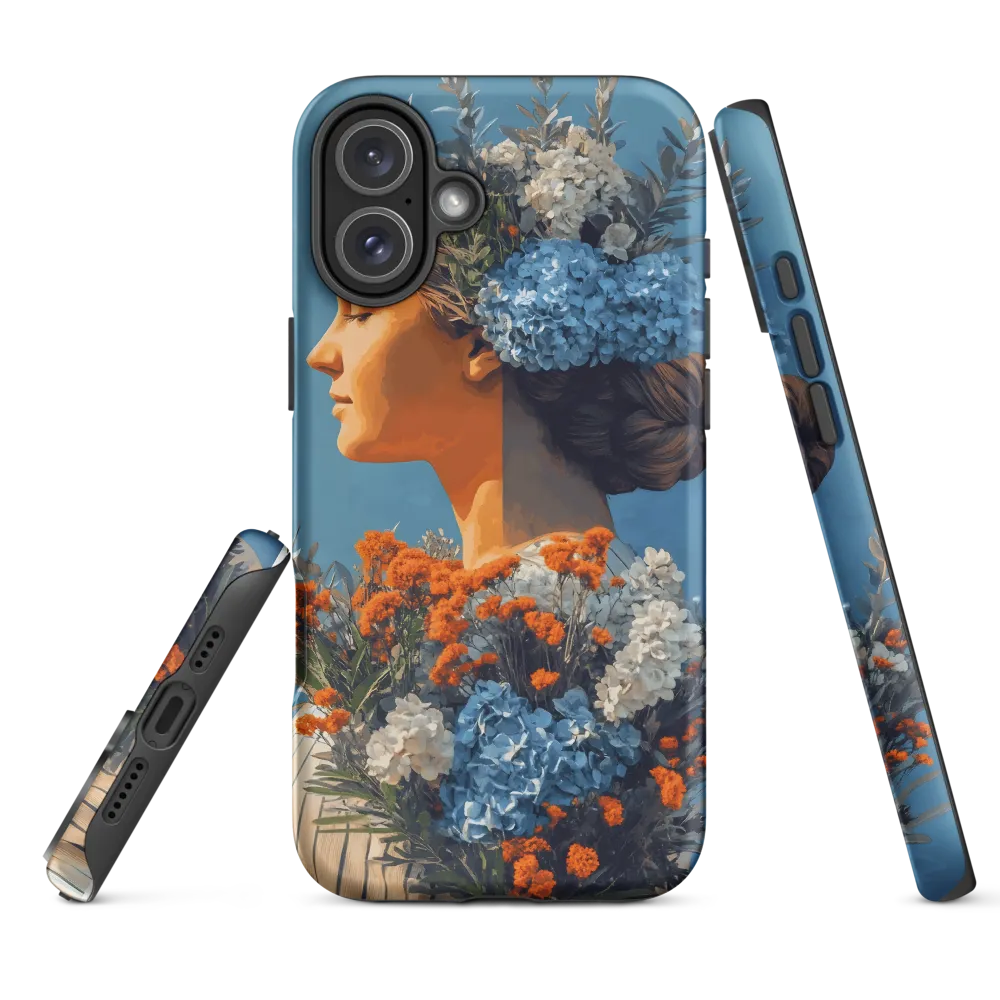Floral Reverie: A Portrait of Serenity