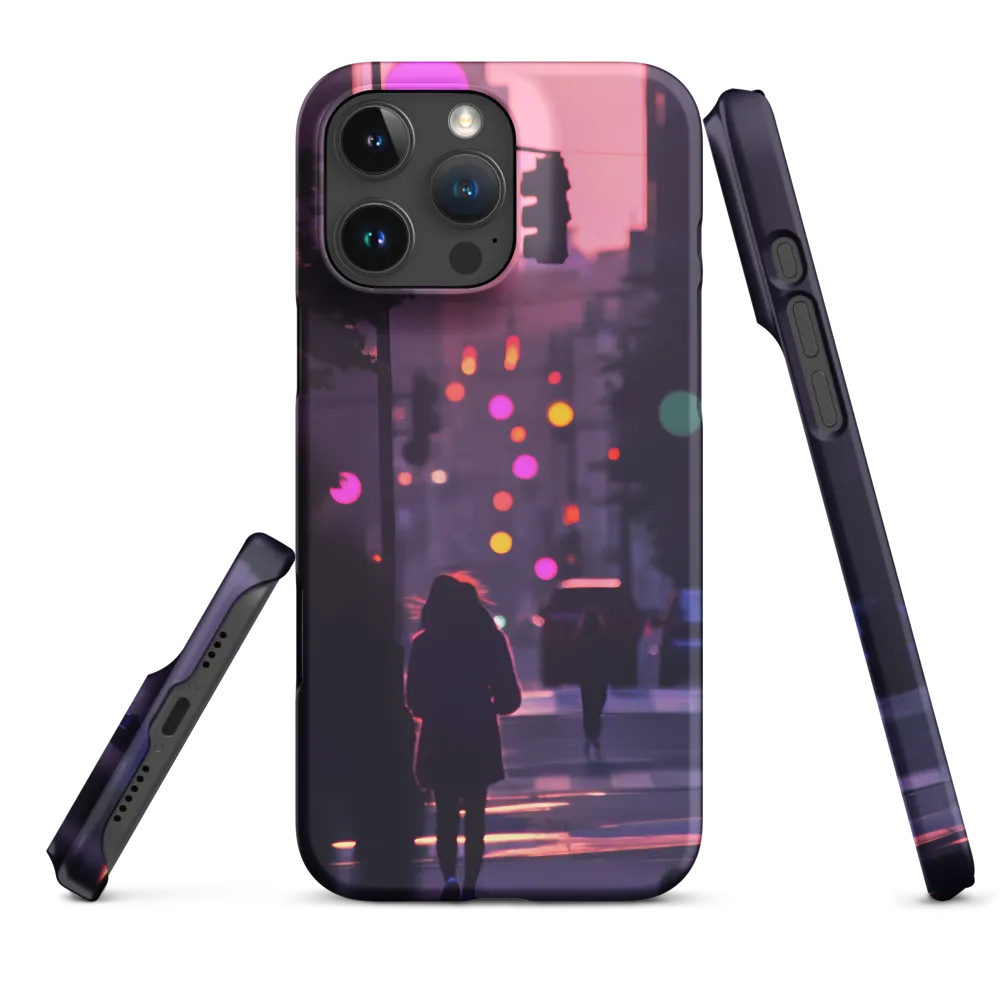 City Silhouettes at Dusk | Phone Case |  16 Pro Max | Snap Case | Matte