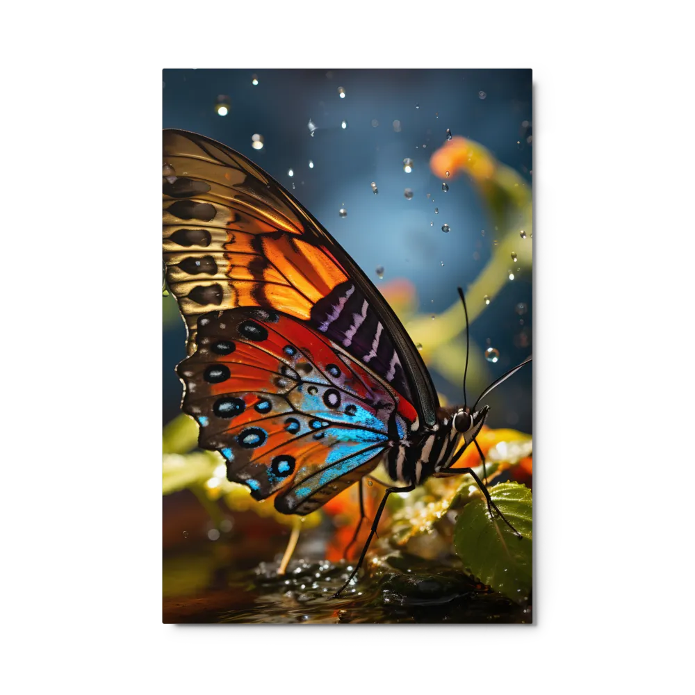 Dance of Colors: The Butterfly's Elegance | Metal Print | 24″×36″