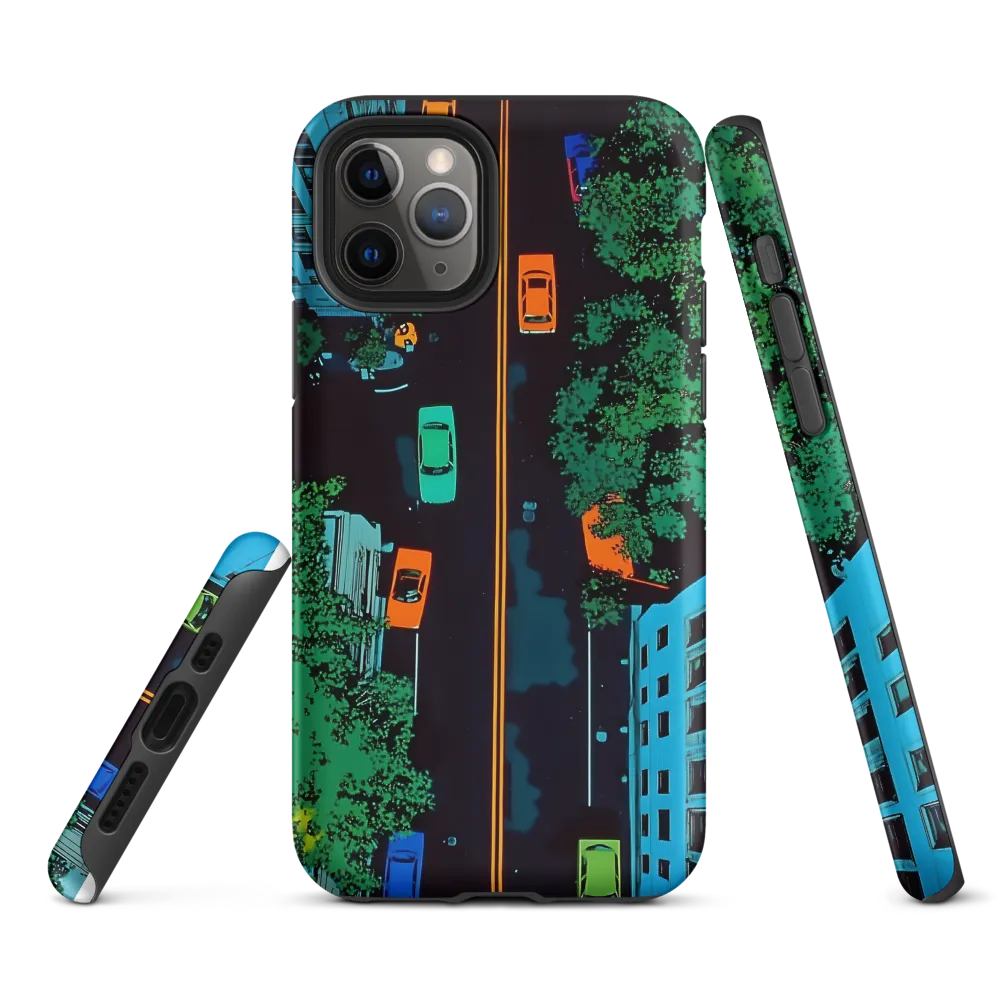 Urban Pulse: A Colorful Intersection