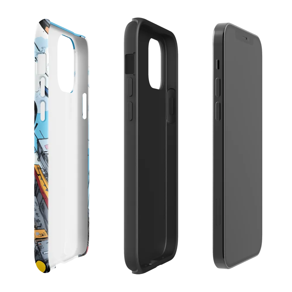 Skyward: A Journey Through the Futuristic City | Phone Case |  12 Pro | Tough Case | Matte