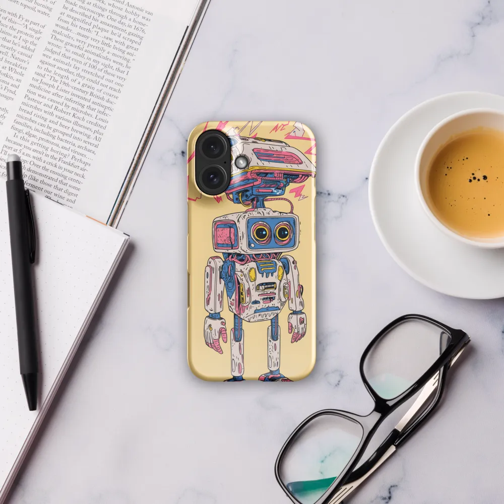 Whimsical Robot Delight | Phone Case |  16 | Snap Case | Glossy