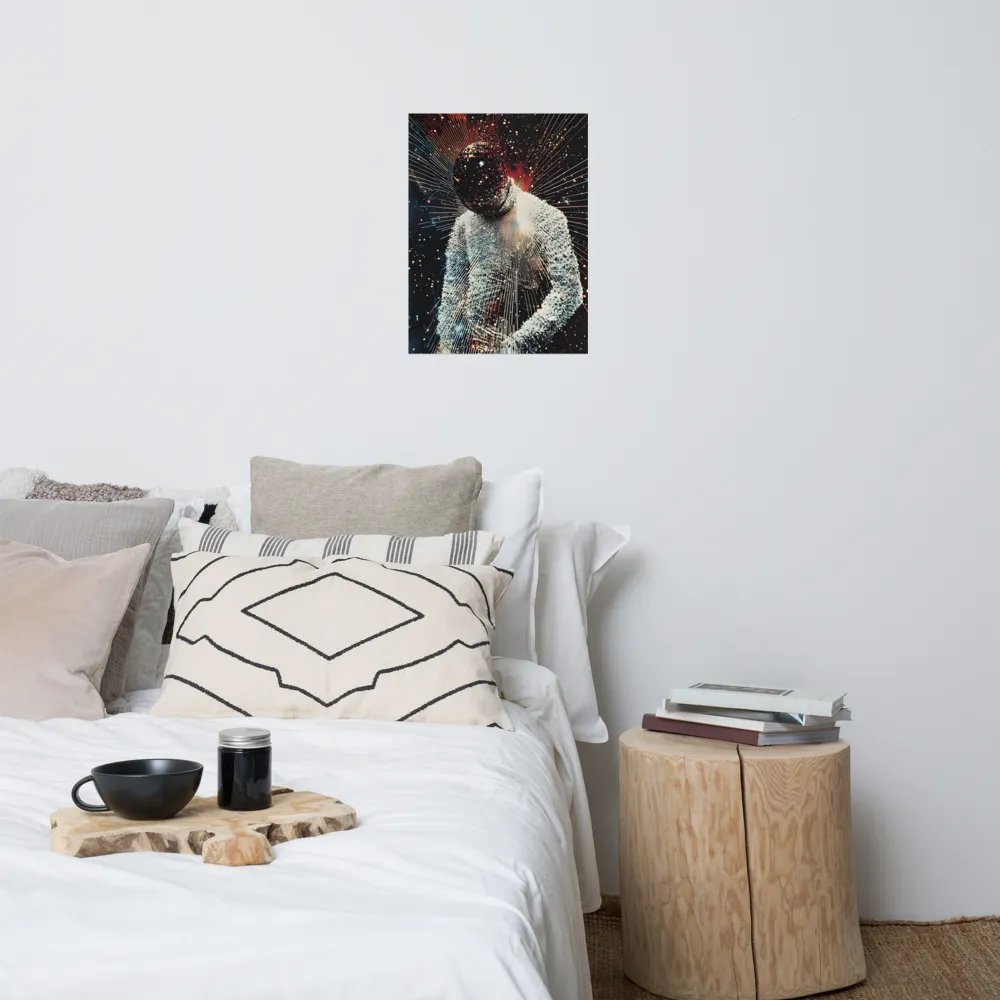 Ethereal Astronaut: A Journey Through the Cosmos | Poster | 18″×24″