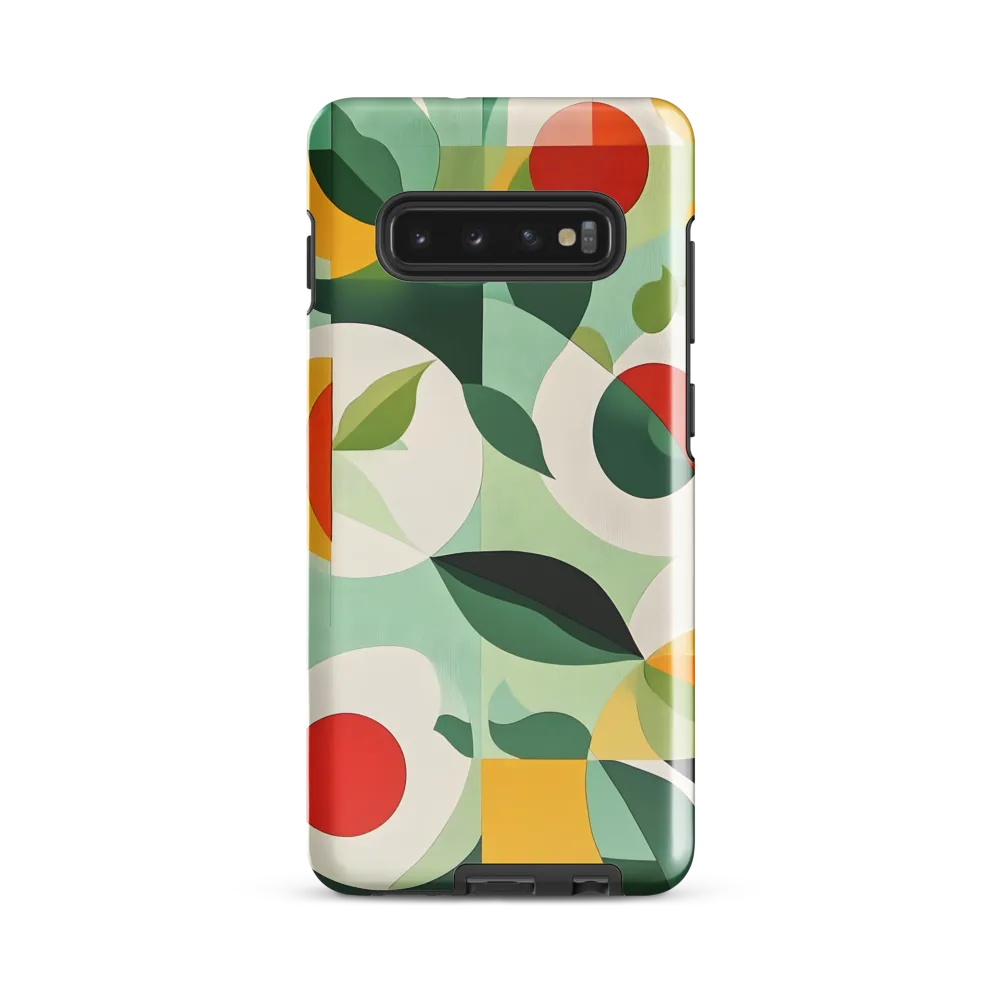 Harmony in Shapes: A Playful Abstract Design | Phone Case |  S10 Plus | Tough Case | Glossy